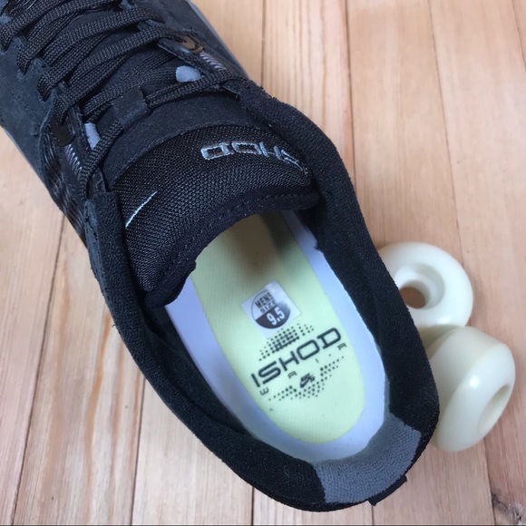 Nike SB Ishod Wair Black Smoke Grey Skate Shoes - Picture 4 of 5